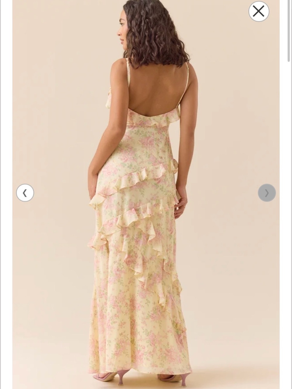 NWT Mynzi Floral Altar'd State Maxi Large - Picture 8 of 10